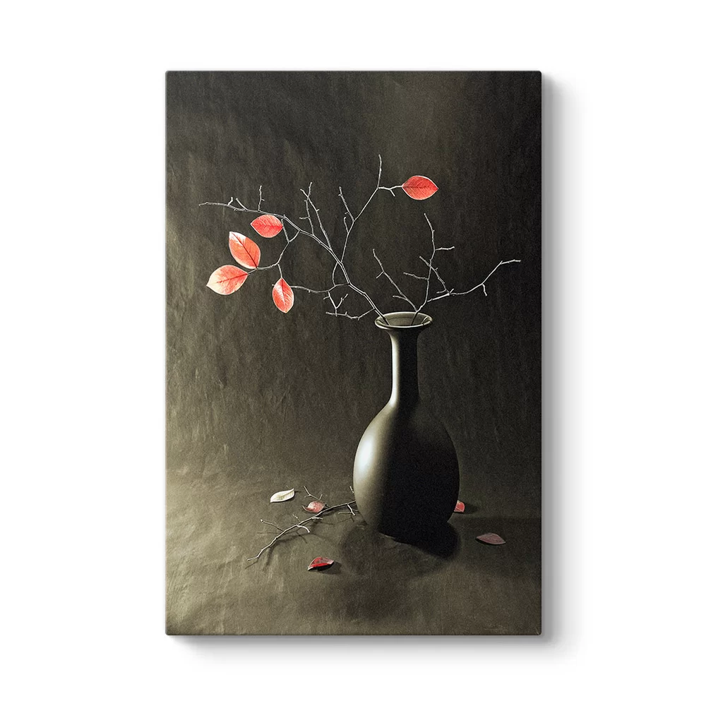 Leaves Still Life Tablosu - Model 2